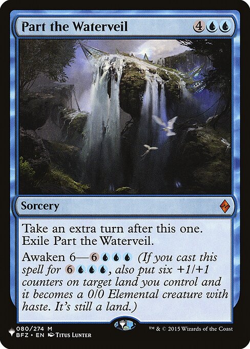 Part the Waterveil (PLST) — Nonfoil
