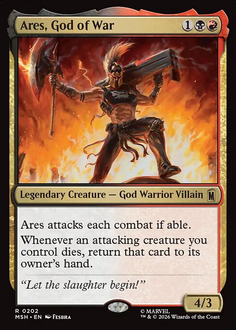 Ares, God of War (MSH) — Nonfoil