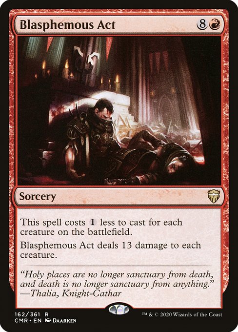 Blasphemous Act (CMR) — Nonfoil