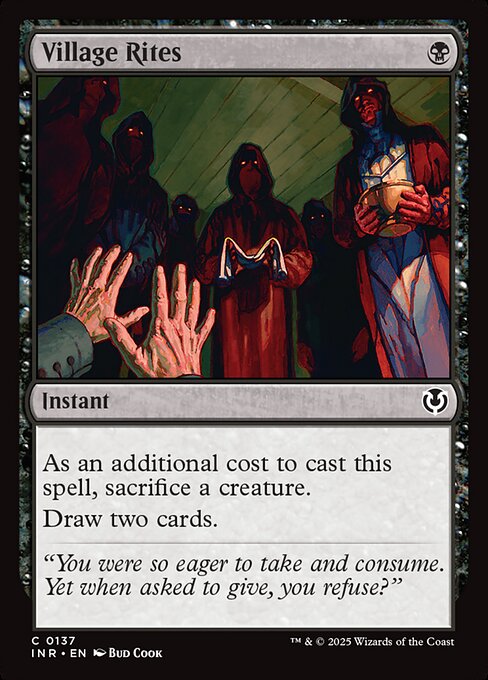 Village Rites (INR) — Nonfoil