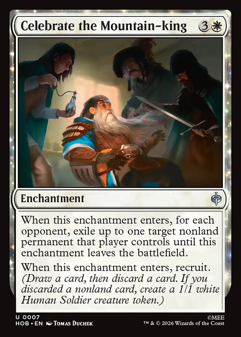 Celebrate the Mountain-king (HOB) — Nonfoil