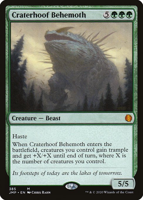 Craterhoof Behemoth (JMP) — Nonfoil