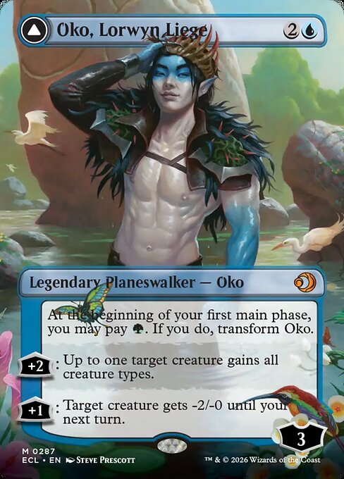 Oko, Lorwyn Liege // Oko, Shadowmoor Scion (ECL) — Nonfoil