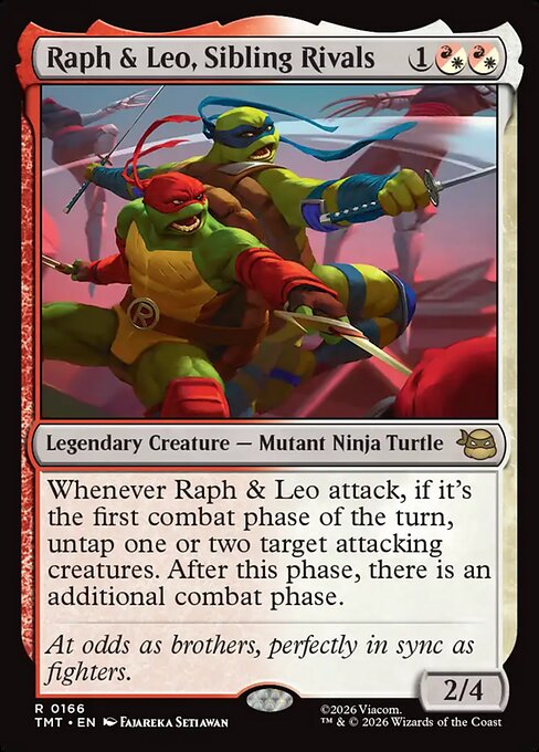 Raph & Leo, Sibling Rivals (TMT) — Foil