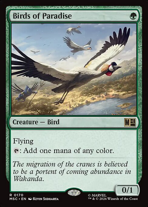 Birds of Paradise (MSC) — Nonfoil