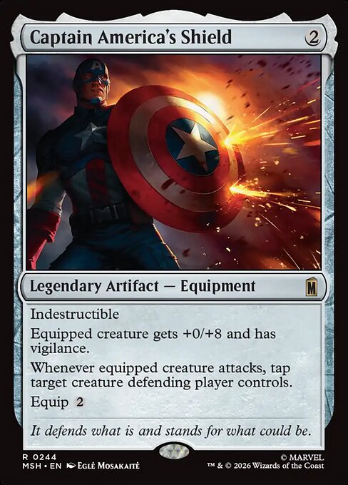 Captain America's Shield (MSH) — Nonfoil
