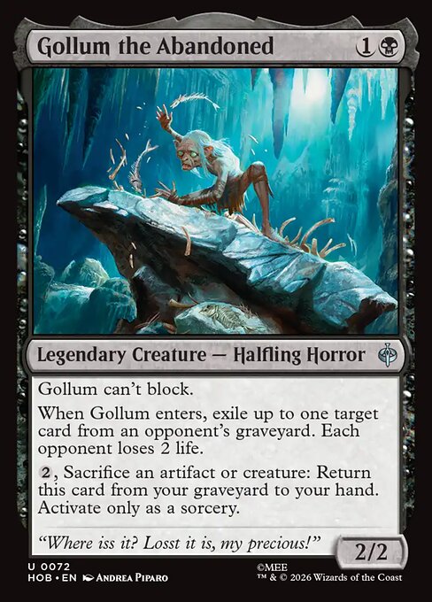 Gollum the Abandoned (HOB) — Nonfoil