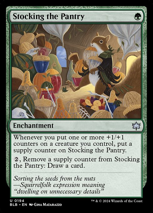Stocking the Pantry (BLB) — Foil