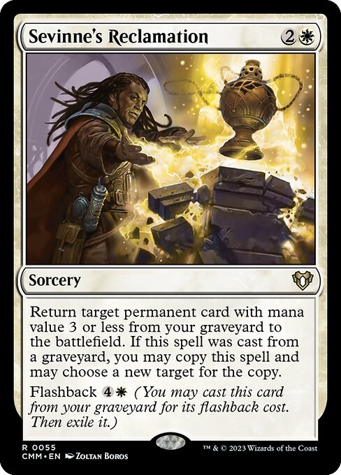 Sevinne's Reclamation (CMM) — Nonfoil