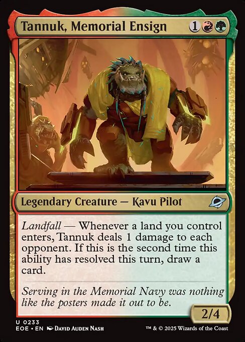Tannuk, Memorial Ensign (EOE) — Nonfoil