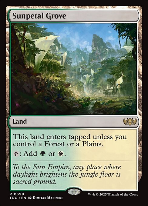 Sunpetal Grove (TDC) — Nonfoil
