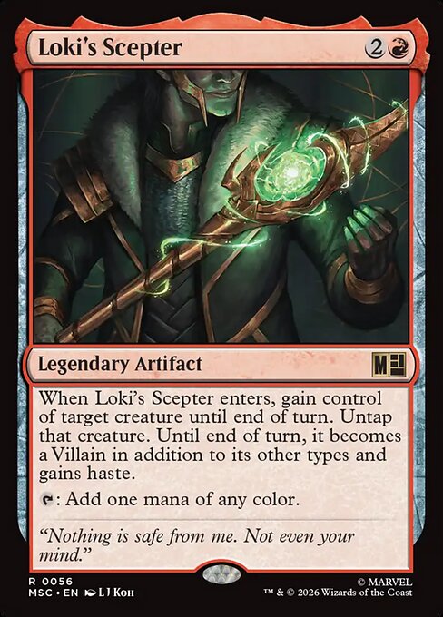 Loki's Scepter (MSC) — Nonfoil