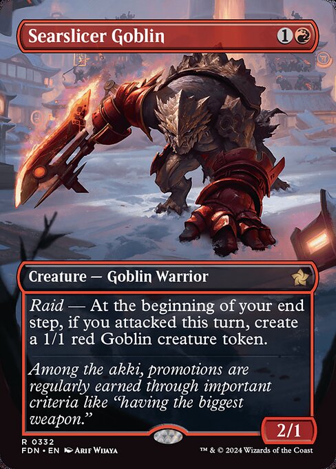 Searslicer Goblin (FDN) — Nonfoil