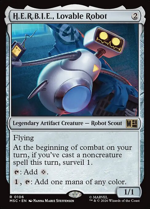 H.E.R.B.I.E., Lovable Robot (MSC) — Nonfoil