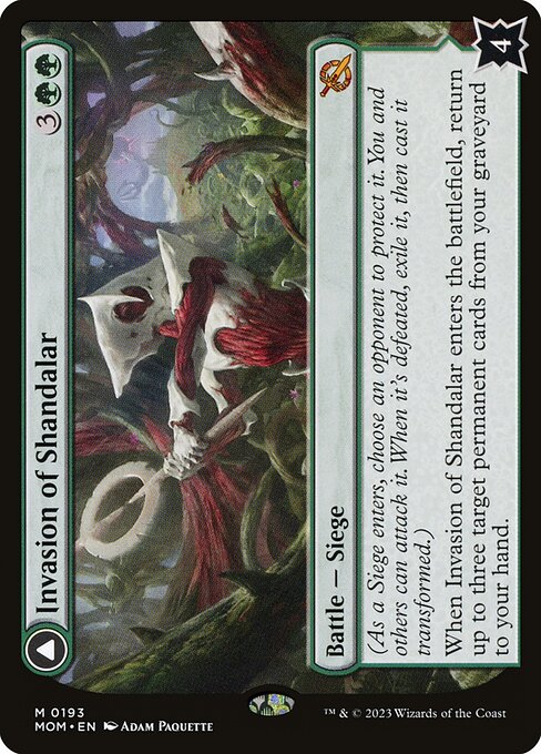 Invasion of Shandalar // Leyline Surge (MOM) — Nonfoil