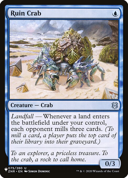 Ruin Crab (PLST) — Nonfoil