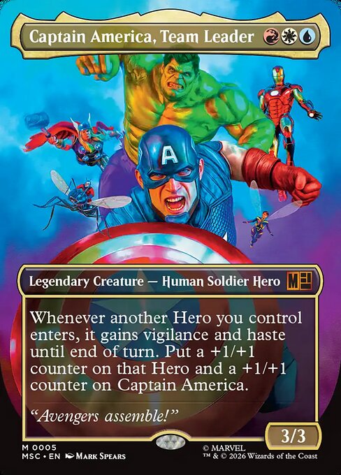 Captain America, Team Leader (MSC) — Foil