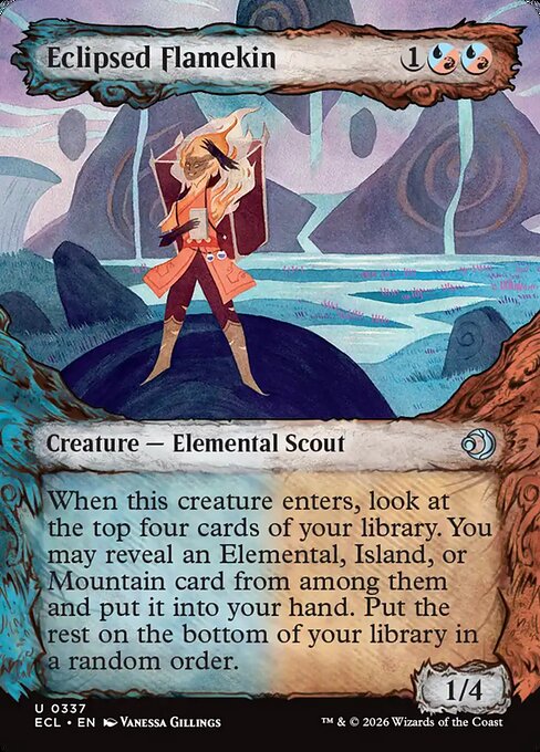 Eclipsed Flamekin (ECL) — Foil
