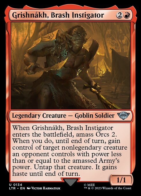Grishnákh, Brash Instigator (LTR) — Nonfoil