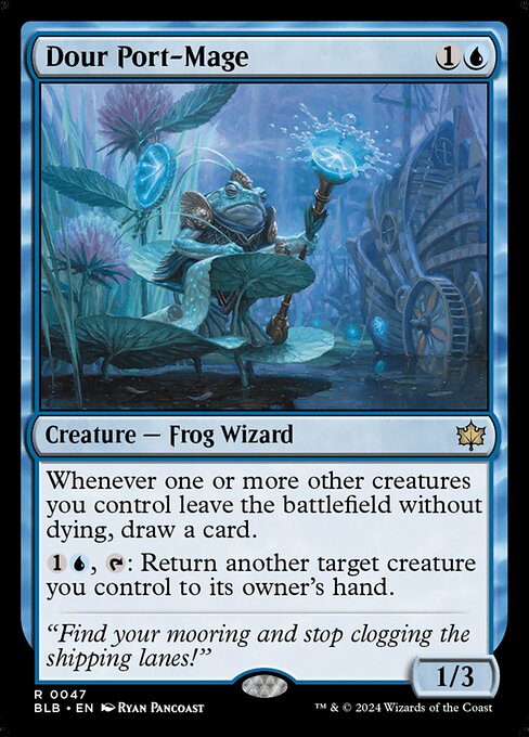 Dour Port-Mage (BLB) — Foil