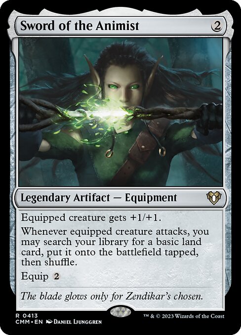Sword of the Animist (CMM) — Nonfoil