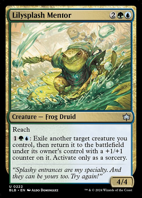 Lilysplash Mentor (BLB) — Foil