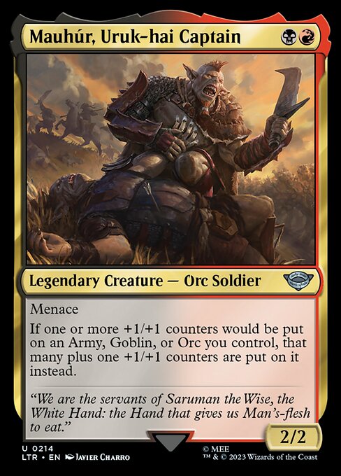 Mauhúr, Uruk-hai Captain (LTR) — Nonfoil