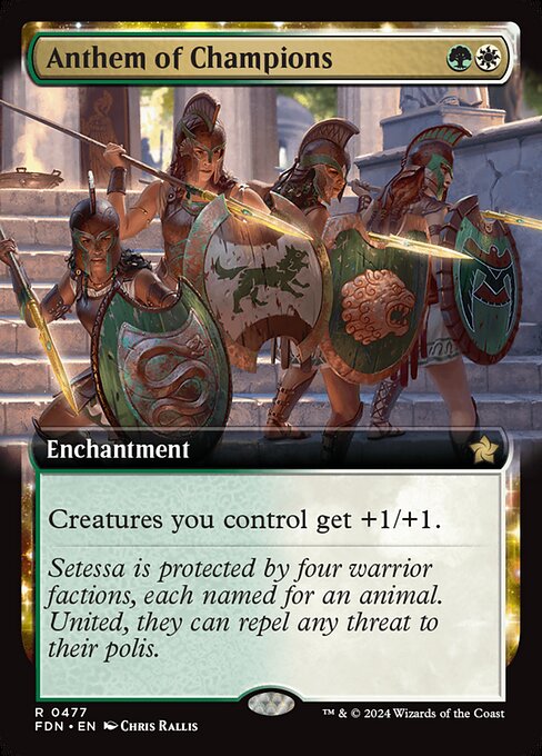 Anthem of Champions (FDN) — Foil