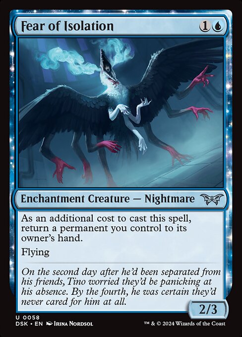Fear of Isolation (DSK) — Foil