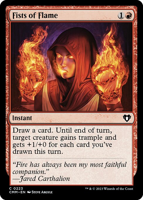 Fists of Flame (CMM) — Foil