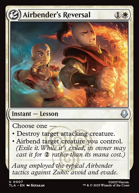 Airbender's Reversal (TLA) — Foil
