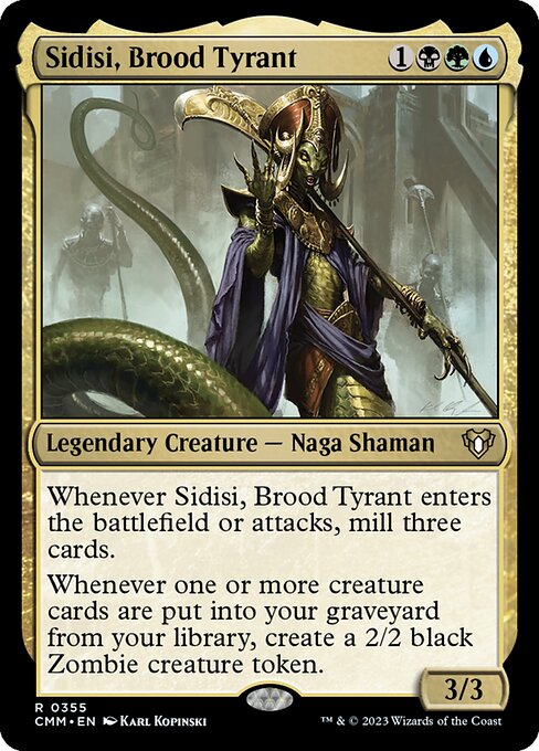 Sidisi, Brood Tyrant (CMM) — Nonfoil