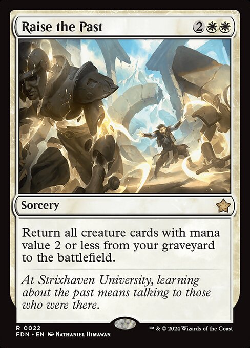 Raise the Past (FDN) — Nonfoil