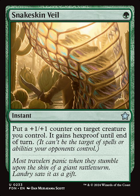 Snakeskin Veil (FDN) — Foil