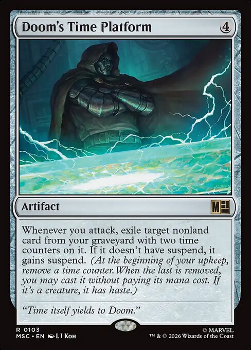 Doom's Time Platform (MSC) — Nonfoil