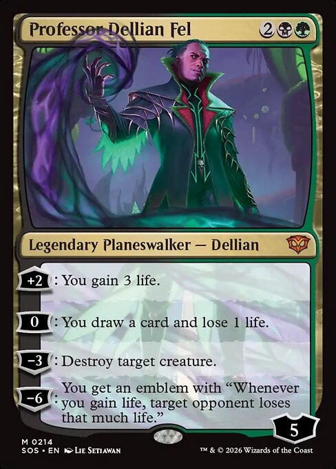 Professor Dellian Fel (SOS) — Nonfoil