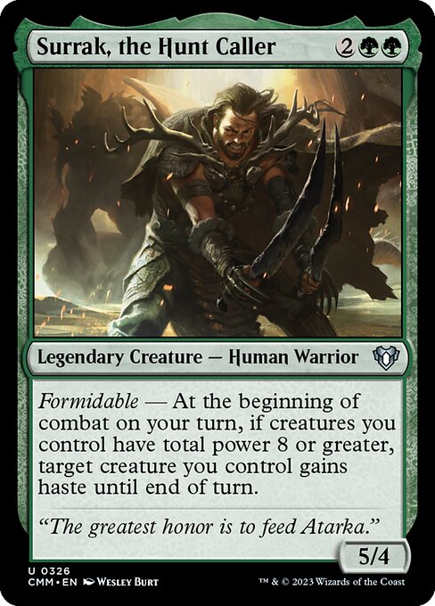 Surrak, the Hunt Caller (CMM) — Nonfoil