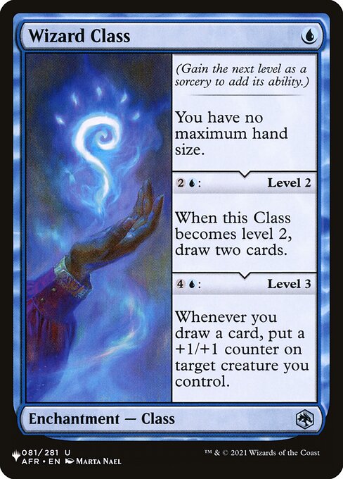 Wizard Class (PLST) — Nonfoil