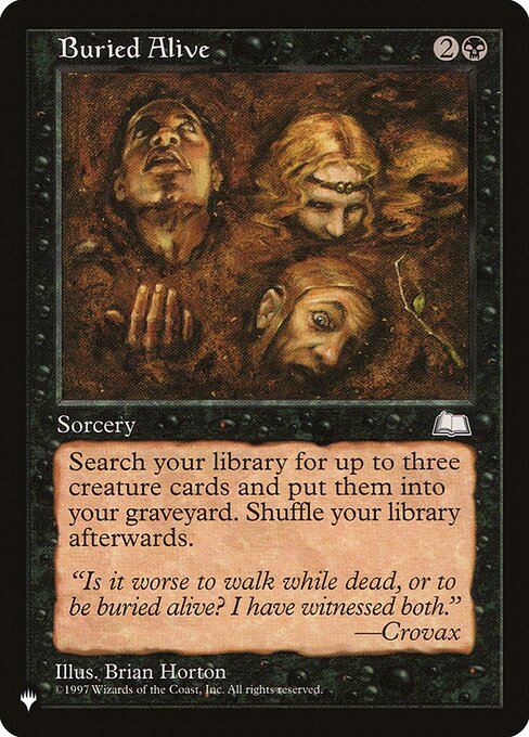 Buried Alive (PLST) — Nonfoil