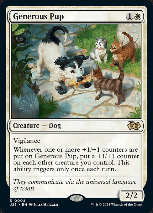 Generous Pup (J25) — Nonfoil