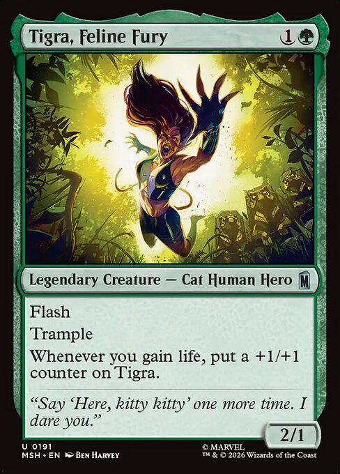 Tigra, Feline Fury (MSH) — Nonfoil