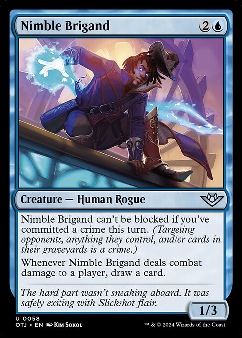 Nimble Brigand (OTJ) — Nonfoil