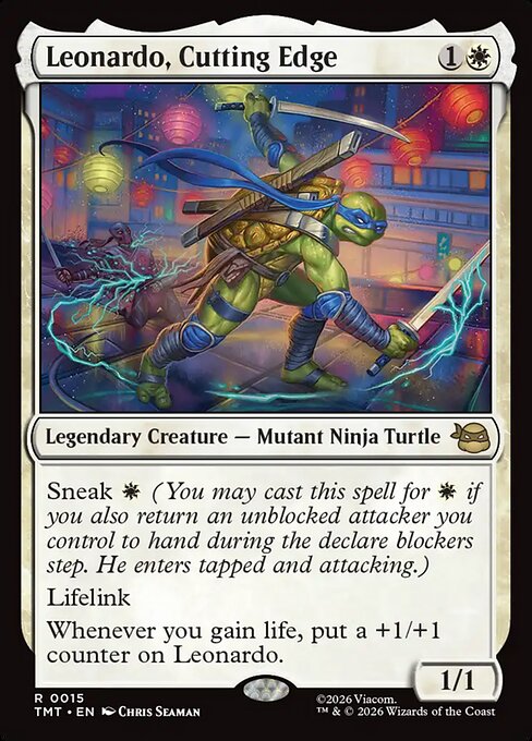 Leonardo, Cutting Edge (TMT) — Nonfoil