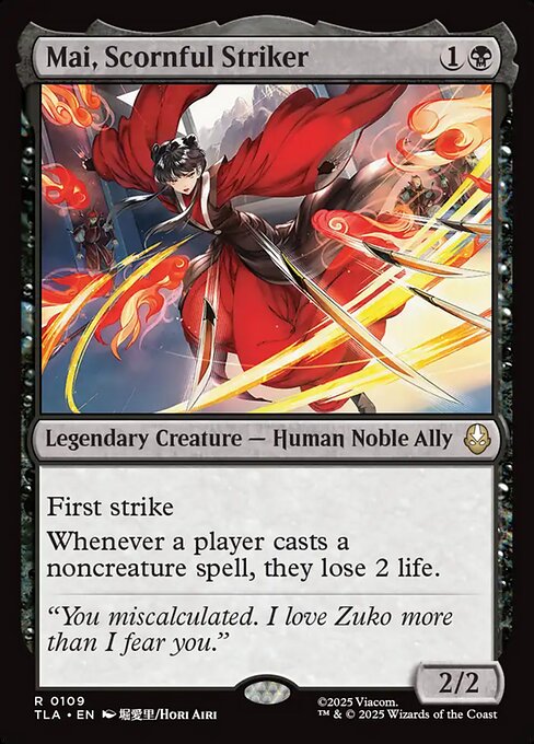 Mai, Scornful Striker (TLA) — Nonfoil