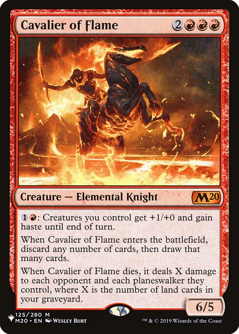 Cavalier of Flame (PLST) — Nonfoil