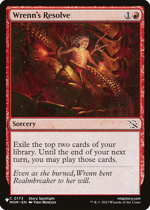 Wrenn's Resolve (PLST) — Nonfoil
