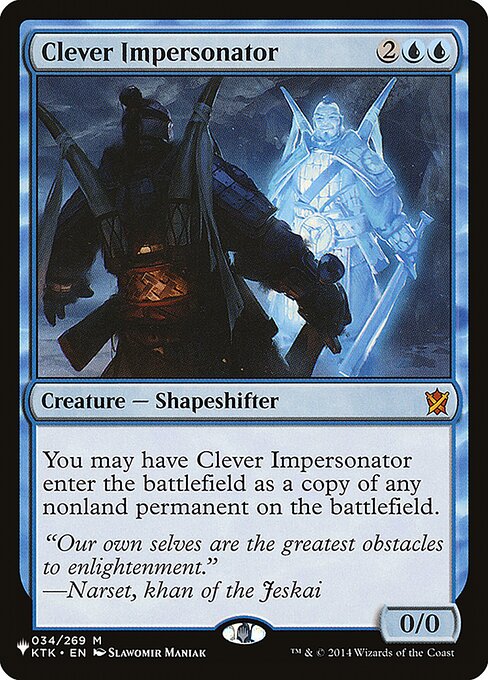 Clever Impersonator (PLST) — Nonfoil