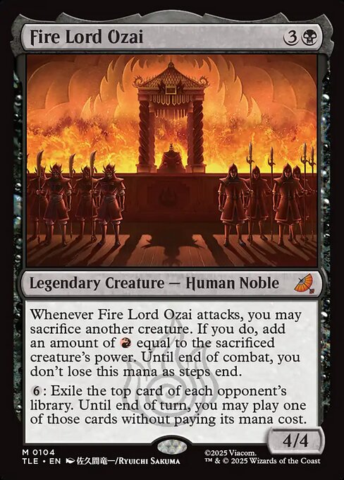 Fire Lord Ozai (TLE) — Nonfoil