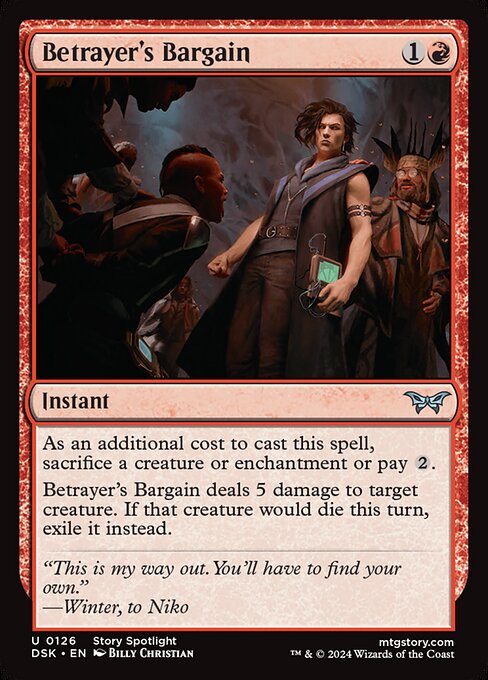 Betrayer's Bargain (DSK) — Foil
