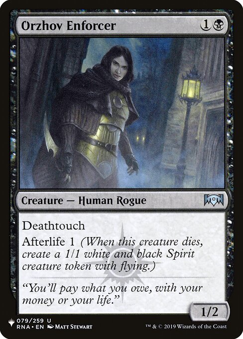 Orzhov Enforcer (PLST) — Nonfoil